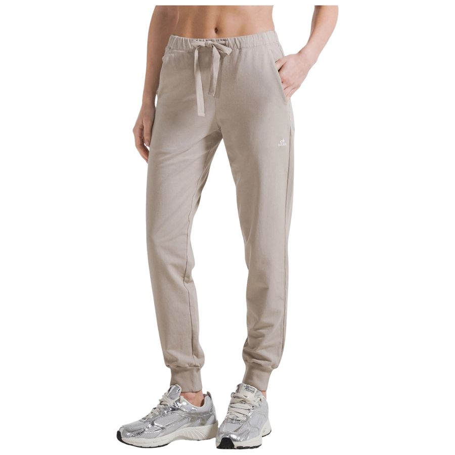 Jogger in tessuto stretch beige da donna Deha | D4225557005